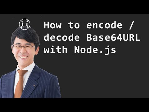 Video thumbnail: How to encode / decode Base64URL with Node.js
