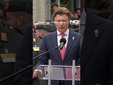 Pro-Palestinian protesters disrupt Dutch Liberation Day ceremony