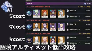 【原神】幽境アルティメット　低金攻略　263s