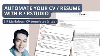 Making a CV with R (w/ RStudio): Professional & Semantic!