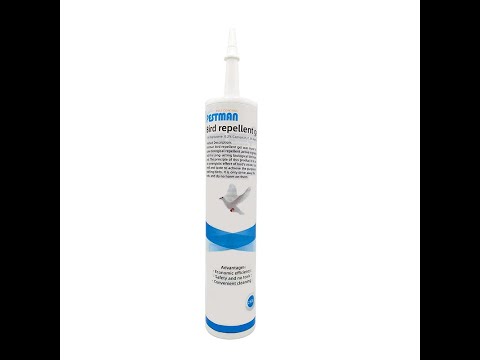 How to repel the birds on roof? -- Pestman bird repellent gel for pigeon