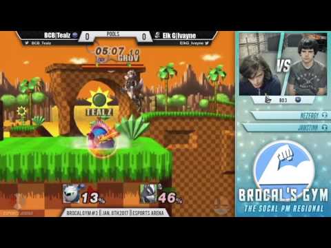 Brocal's Gym #3: Pools ft. BCB|Tealz (Metaknight) VS Elk G|Ivayne (Wolf)