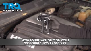 How to Replace Ignition Coils 2005-2010 Chrysler 300 5.7 L