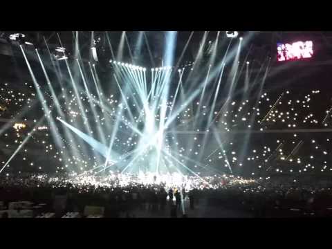 Wladimir Klitschko (Einlauf Musik) am 28.11.2015 in Düsseldorf