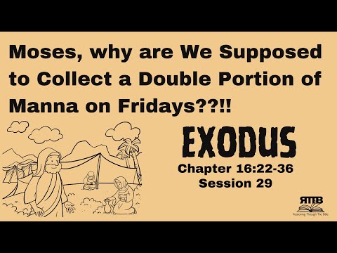 Our Daily Bread: The Manna Miracle and Investigating Sabbath Rest || Exodus 16:22-36 || Session 29