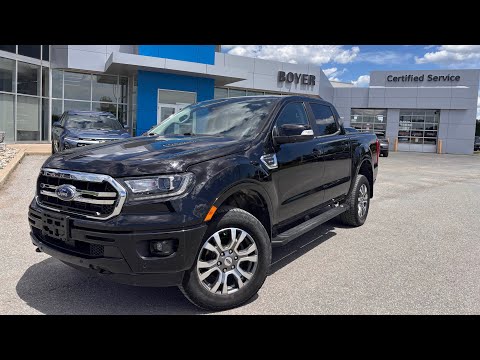 2020 Ford Ranger XLT 4WD SuperCrew 5' Box in Black for sale at Boyer Chevrolet Lindsay Ltd. in Lindsay, ON