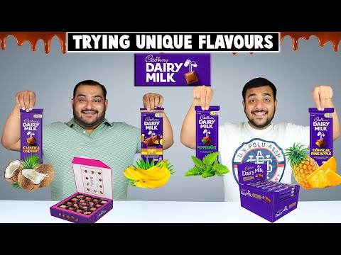 Trying Unique Cadbury Dairy Milk Chocolates | Cadbury Dairy Milk Challenge | Viwa Food World