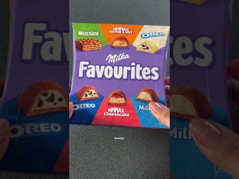 MILKA Favourites #chocolate #yummy #asmr #shorts