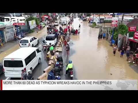 More than 60 dead as typhoon wreaks havoc in the Philippines | DBC NEWS
