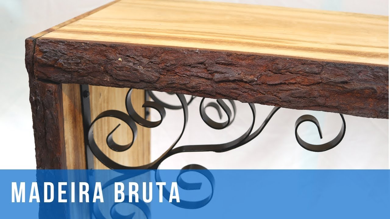 De uma prancha de eucalipto - Aparador rústico