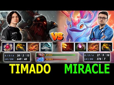 MIRACLE [Puck] vs TIMADO [Pudge] | Most Epic 52 Min Battle Full of Action | Dota 2 | Pro Gameplay
