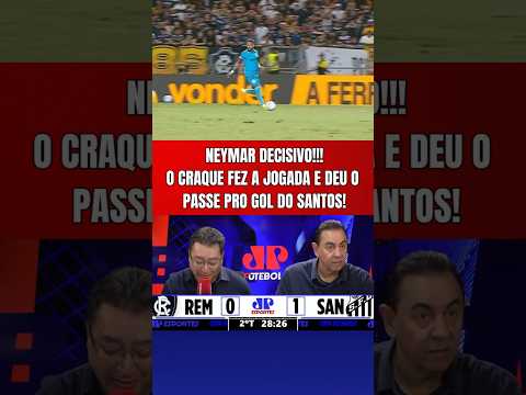 NEYMAR DECISIVO! O CRAQUE BRILHOU E DEU A ASSISTÊNCIA PRO GOL QUE CLASSIFICOU O SANTOS CONTRA O REMO