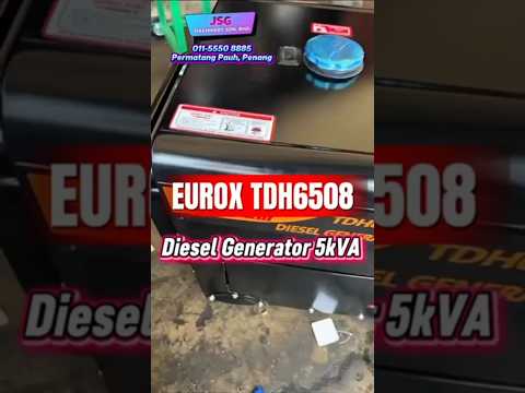 EUROX TDH6508 Diesel Generator 5.0KVA