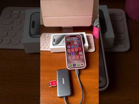 iPhone 15 Pro: Cómo transferir datos por USB-C a 10 Gbps de velocidad