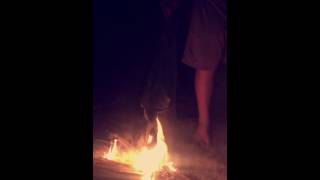 Burning fake bitches stuff