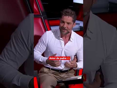 David Bisbal se emociona al hablar de su hija en La Voz | #LaVozGlobal #Shorts