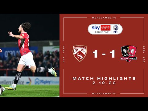 Highlights | Morecambe 1 Exeter City 1