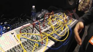 Video thumbnail for NAMM 2016 Tiptop Audio SD909 Analog Snare Drum Module and RS909 Analog Rimshot Drum Module by Kraft Music