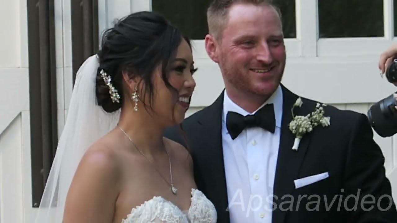Alina & Brett 's wedding at Lombardi House, Los Angeles California. ការក្មួយស្រីខ្ញុំ