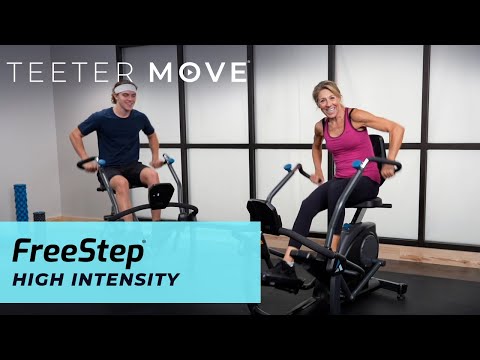 14 Min High Intensity Workout | FreeStep Cross Trainer | Teeter Move