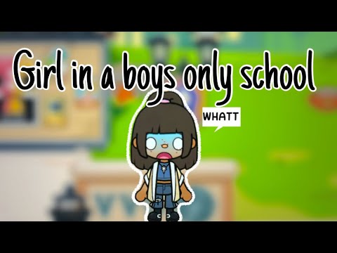 Girl in an all boys school😅🤫|| toca Boca mini movie ￼