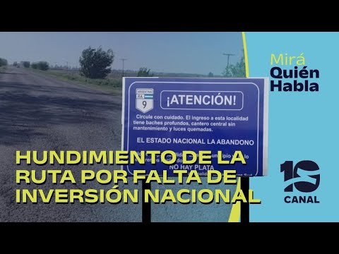 SAN MARCOS SUD: La RUTA NACIONAL SE HUNDE por falta de inversión nacional
