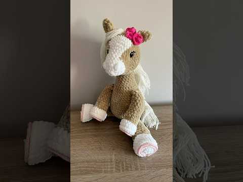 Konik na szydełku 🐴🧶 #horse #hobbyhorse #szydełkowanie #crochet #amigurumi #konik