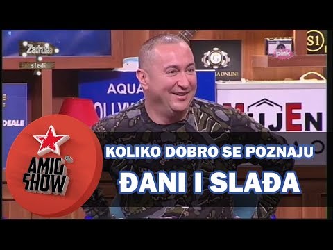 Koliko dobro se poznaju Đani i njegova supruga Slađa (Ami G Show S10)