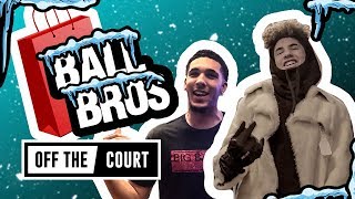 We Went Xmas Shopping With LaMelo And Liangelo Ball In NYC! Trash CHINO HILLS & Have Snowball Fight!