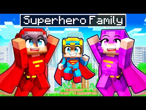 Adopted By SUPERHEROES In Minecraft!