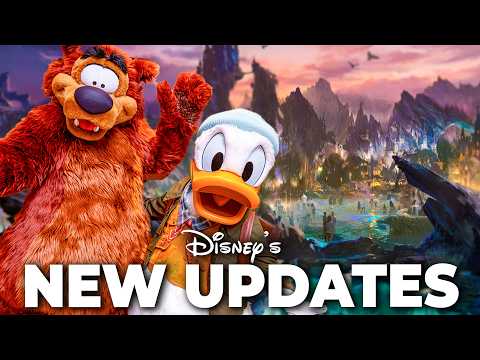 Top 10 NEW Disney Attraction Updates & Changes at the Disney Parks- Walt Disney World & Disneyland