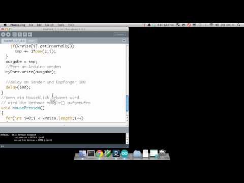 Arduino Tutorial: Kapitel 3.1.3 -  Lösung: Aufgabe 6 - "Klick und An"