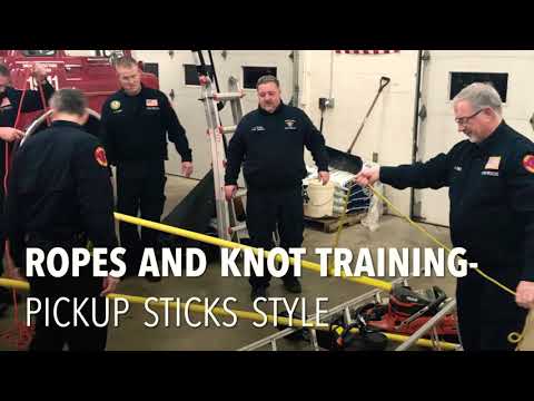 Ropes and Knots Training Zeeland Fire Rescue