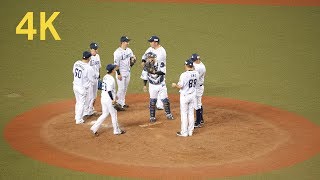 4K 西武選手のクローズアップ