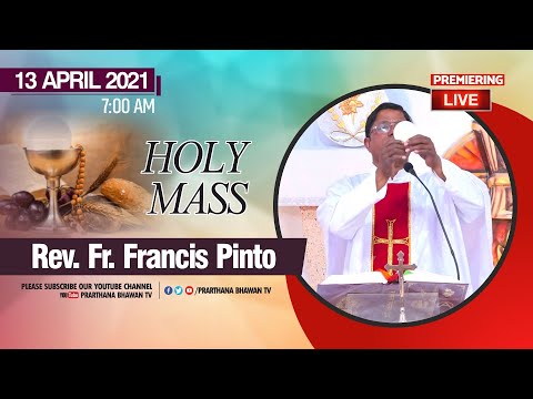 🔴 Daily Holy Mass | 13-04-2021 | Rev. Fr. Francis Pinto | PBTV