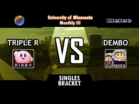 UoM-M3: Melee Singles Bracket - Triple R (Kirby) vs. Dembo (Ice Climbers)