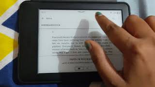 how to get out of book to home page in kindle.