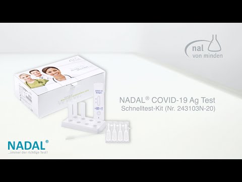 Nadal-Antigen-Schnelltest Schweiz - Alvanova Medical - Anwendung im Erklärvideo