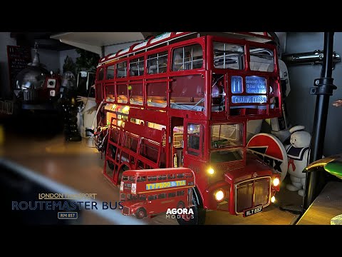 Build the London Transport Routemaster Bus RM857 1:12 Scale - Pack 10 - Stages 91-95