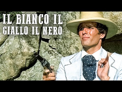 Il bianco il giallo il nero | 4K | Giuliano Gemma | Western | Tomas Milian | Italiano