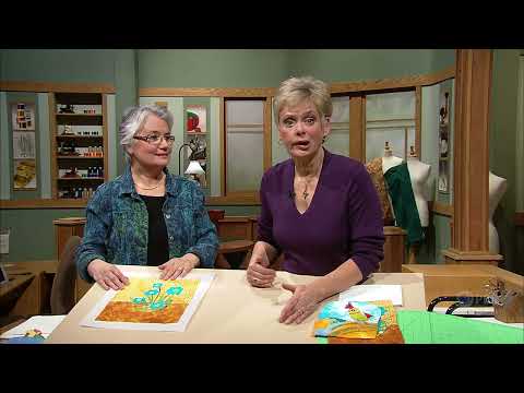 Art Quilts - Fusible Collage Workshop - Part 2 | Sewing With Nancy