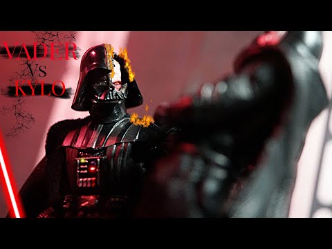 Kylo Ren Vs Darth Vader [Star Wars Stop Motion]