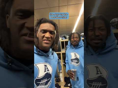 Toronto Argos Players Try the Beardless Filter and Their Reactions Are Too Good