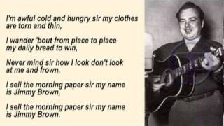 Mac Wiseman - Jimmy Brown The Newsboy with Lyrics