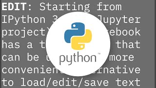 Download the video "How to load/edit/run/save text files (.py) into an IPython notebook cell?"