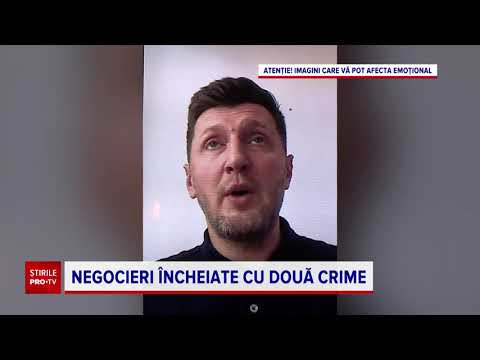 Crimele din Onești, animație grafică. Cum a fost împușcat agresorul de forțele speciale