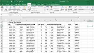 Skjul Kolonner i Excel - Video