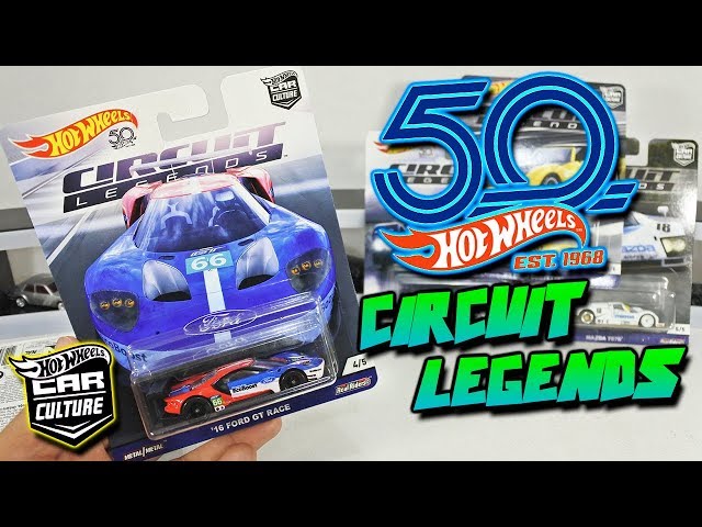 Vídeo relacionado con Hot Wheels Car Culture Circuit Legends Vehículos para niños y niñas a Partir de 3años, colección de vehículos Car Culture Escala 1:64, HRV98