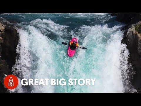 This Extreme Athlete Kayaks Down a 134-Foot Waterfall!