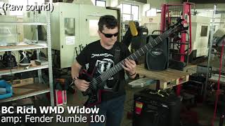 Video thumbnail for review (In The Mix) - BC Rich WMD Widow / Fender Rumble 100 by AmpsOnAir